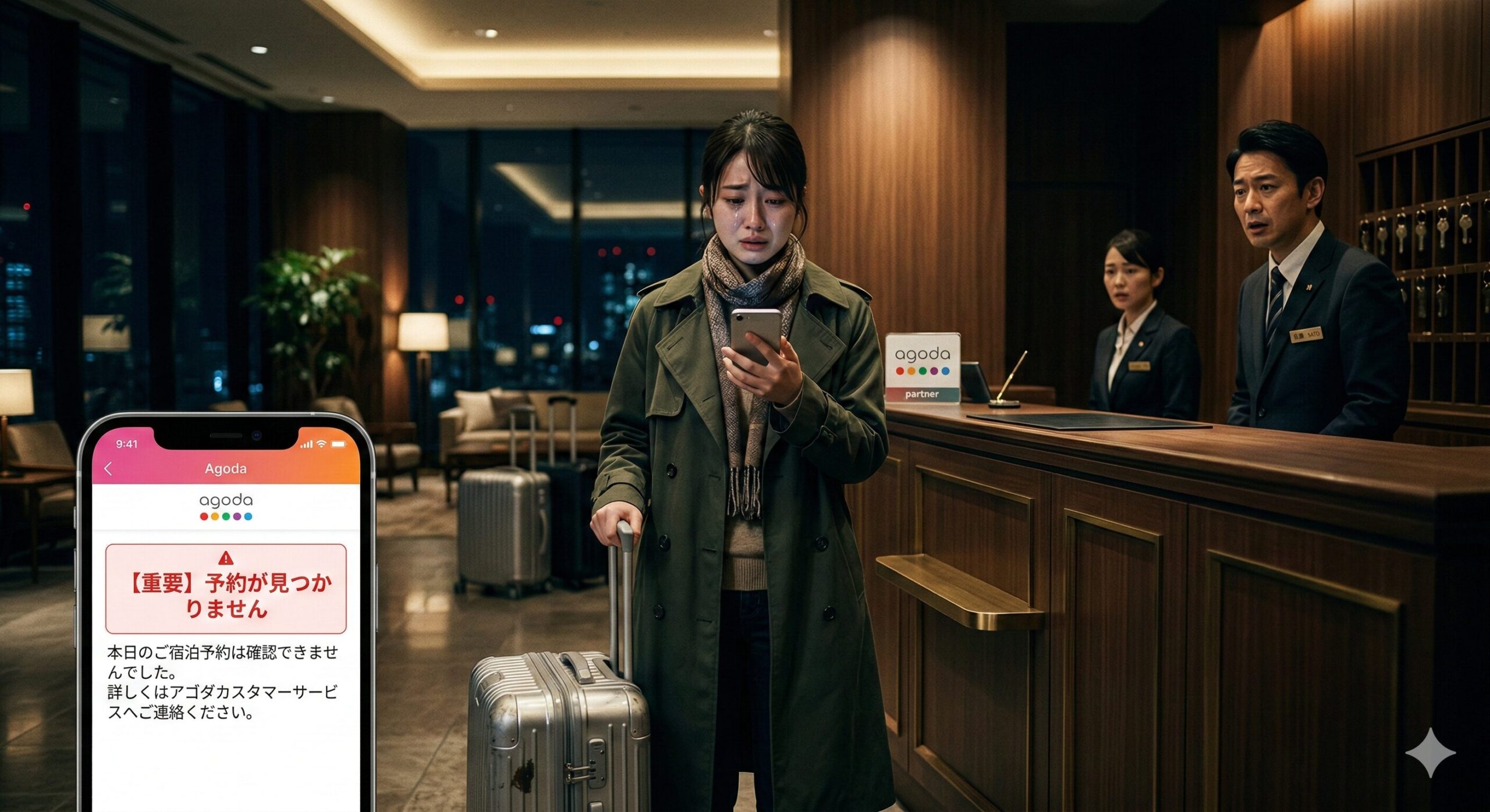 Agoda当日予約トラブル体験談！「部屋がない」絶望から脱出する方法