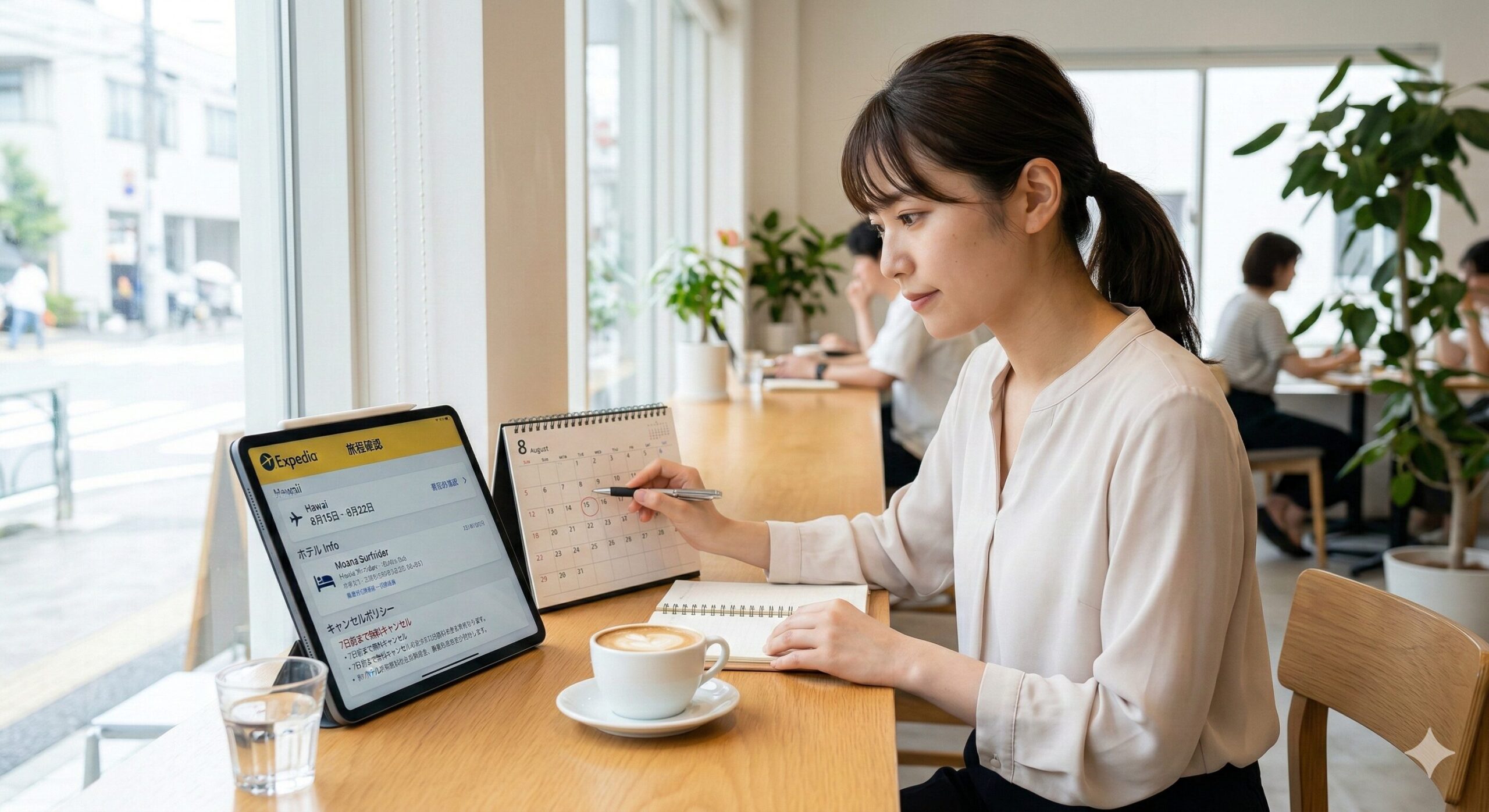 エクスペディアのキャンセル料はいつから？航空券とホテルの違いを図解