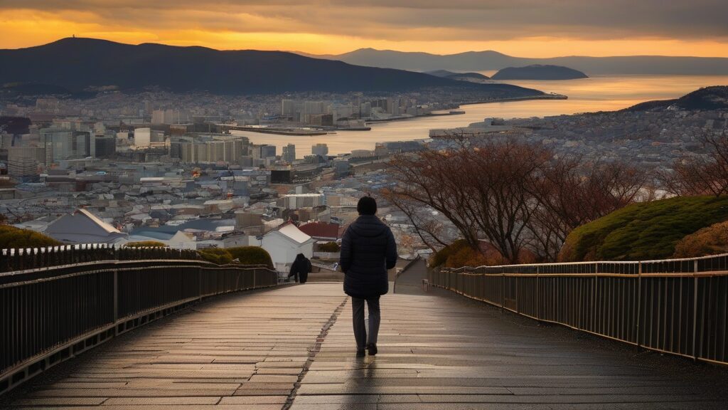 異国情緒あふれる函館の坂道「八幡坂」を散策