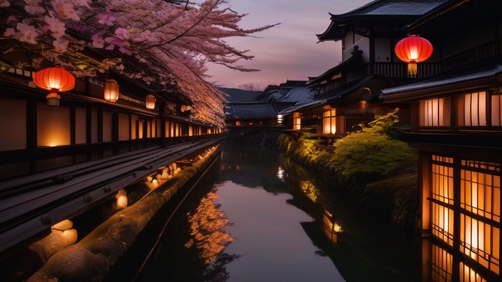 夜のライトアップが幻想的な、長野県「渋温泉 金具屋」で異世界に迷い込む