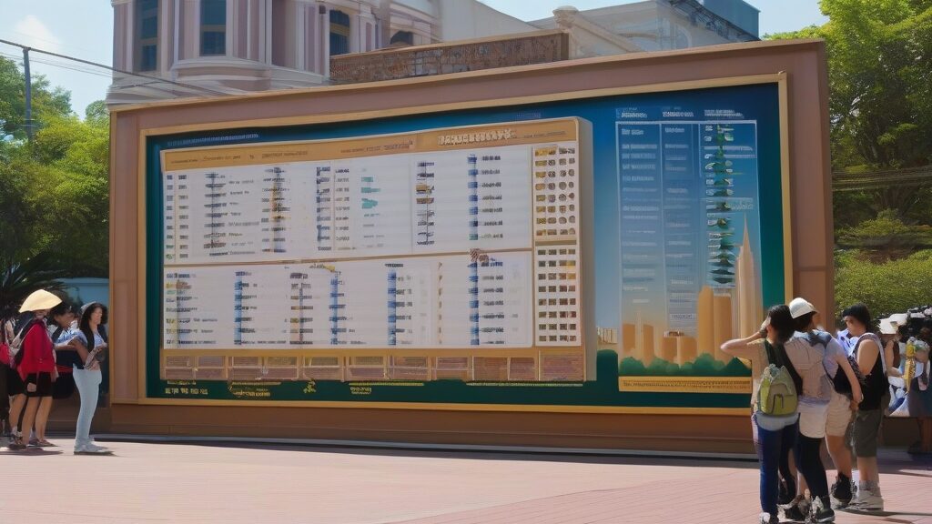 パレードのスケジュールと鑑賞場所