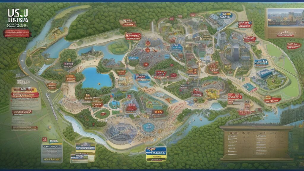 混雑予想と対策：効率的な回り方