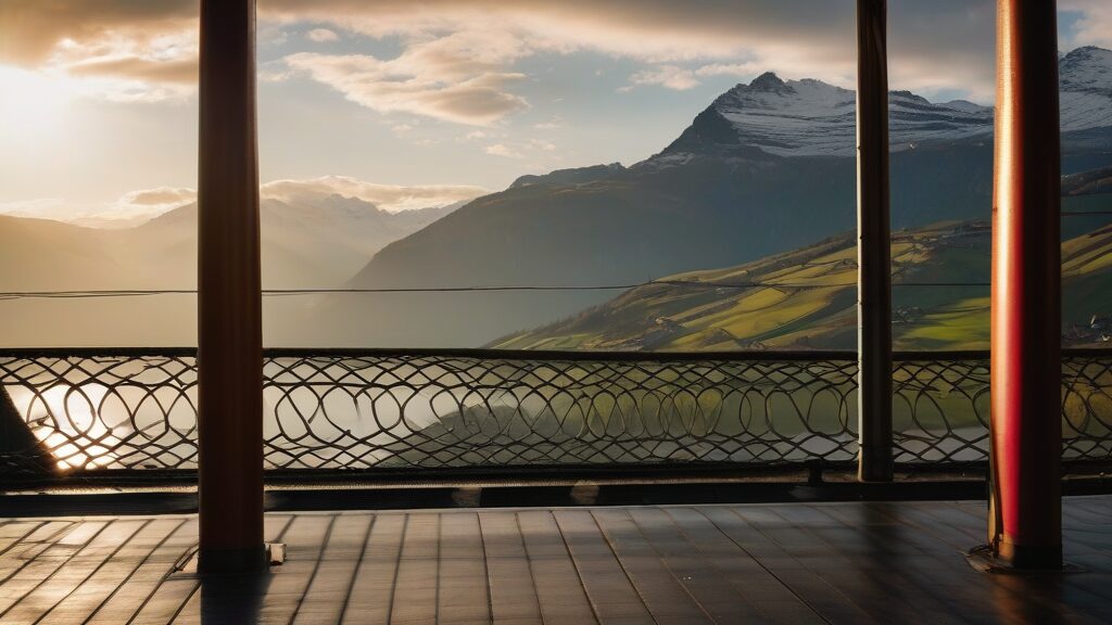 二人が出会った場所、ジーグリスヴィル・パノラマ橋で感動を追体験