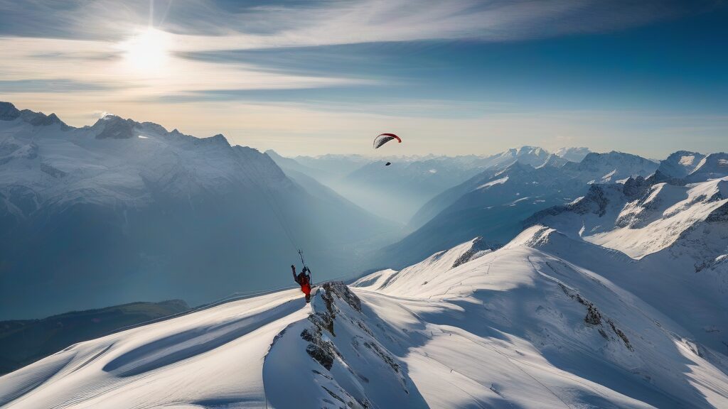 パラグライダーでセリの気分を!フィルストで空からユングフラウ地方を満喫