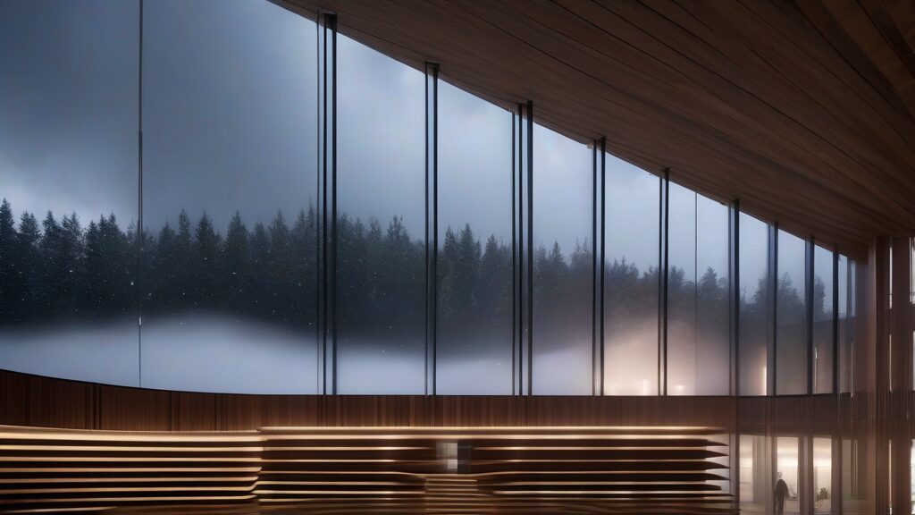 隈研吾建築と星空！雲の上の図書館で自然に癒される