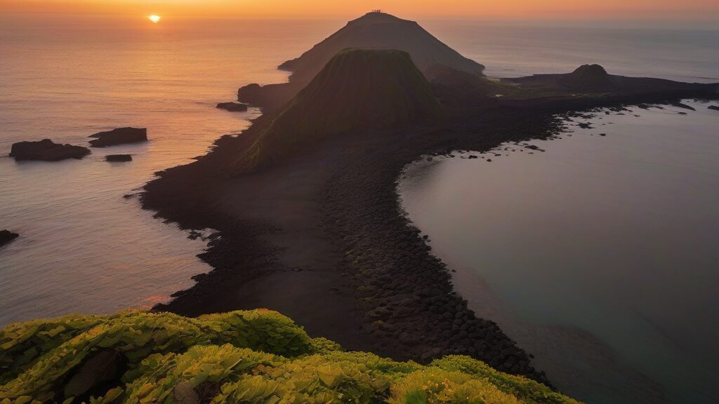 2日目：世界遺産！城山日出峰で絶景日の出ハイキング