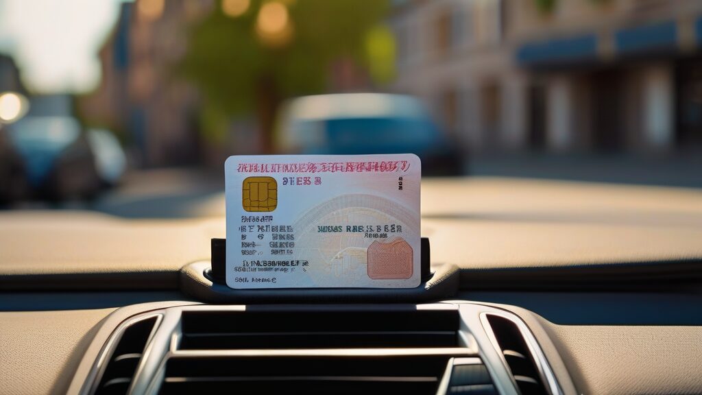 海外で運転する予定の有無を確認