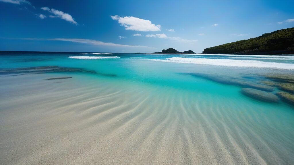 波照間島ニシ浜のハテルマブルー