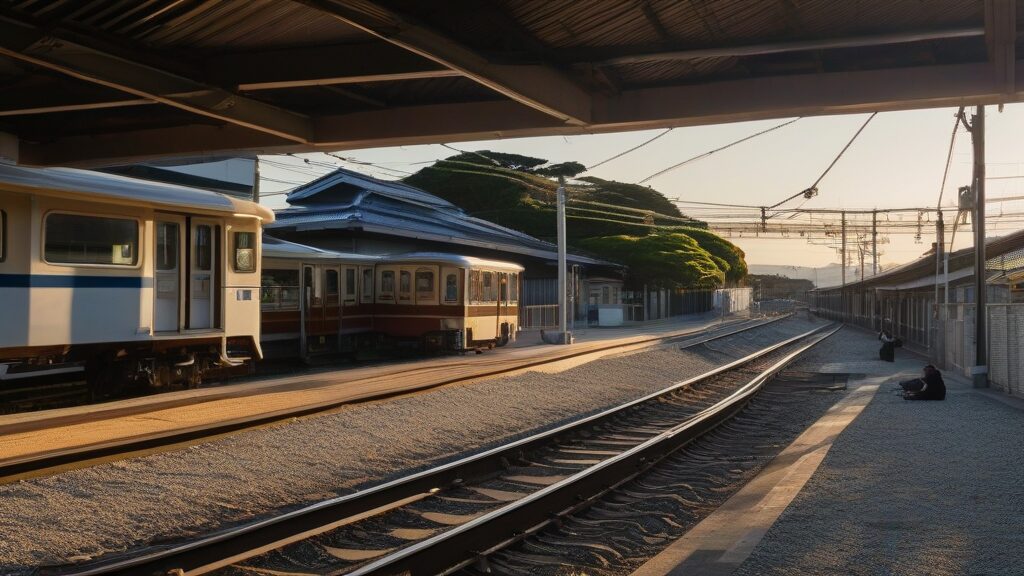 鎌倉高校前駅の踏切