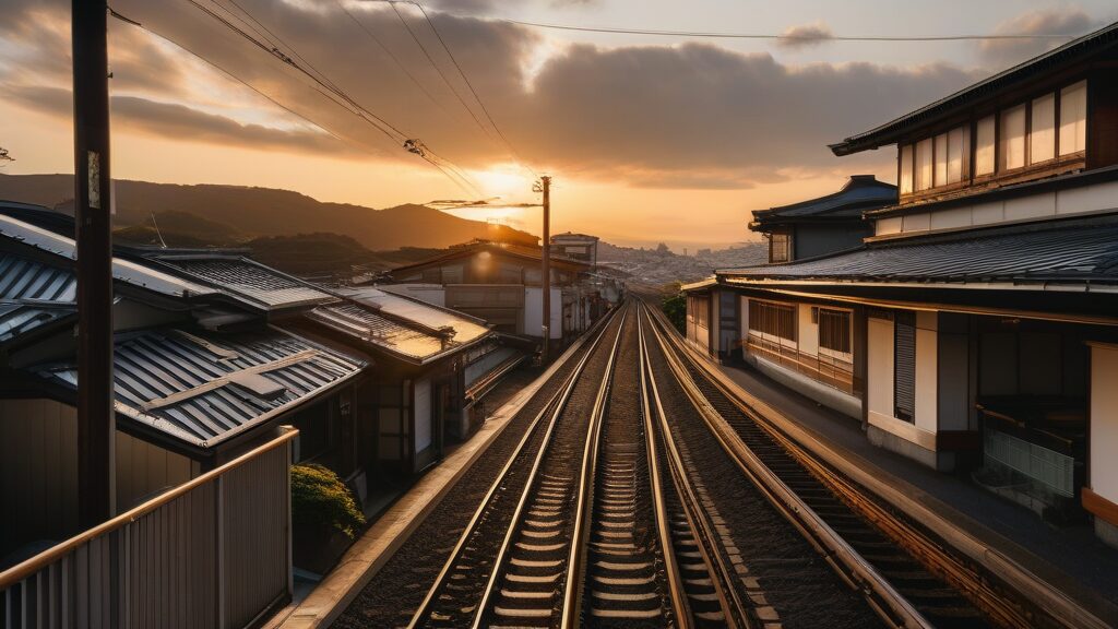 鎌倉高校前駅周辺の坂道