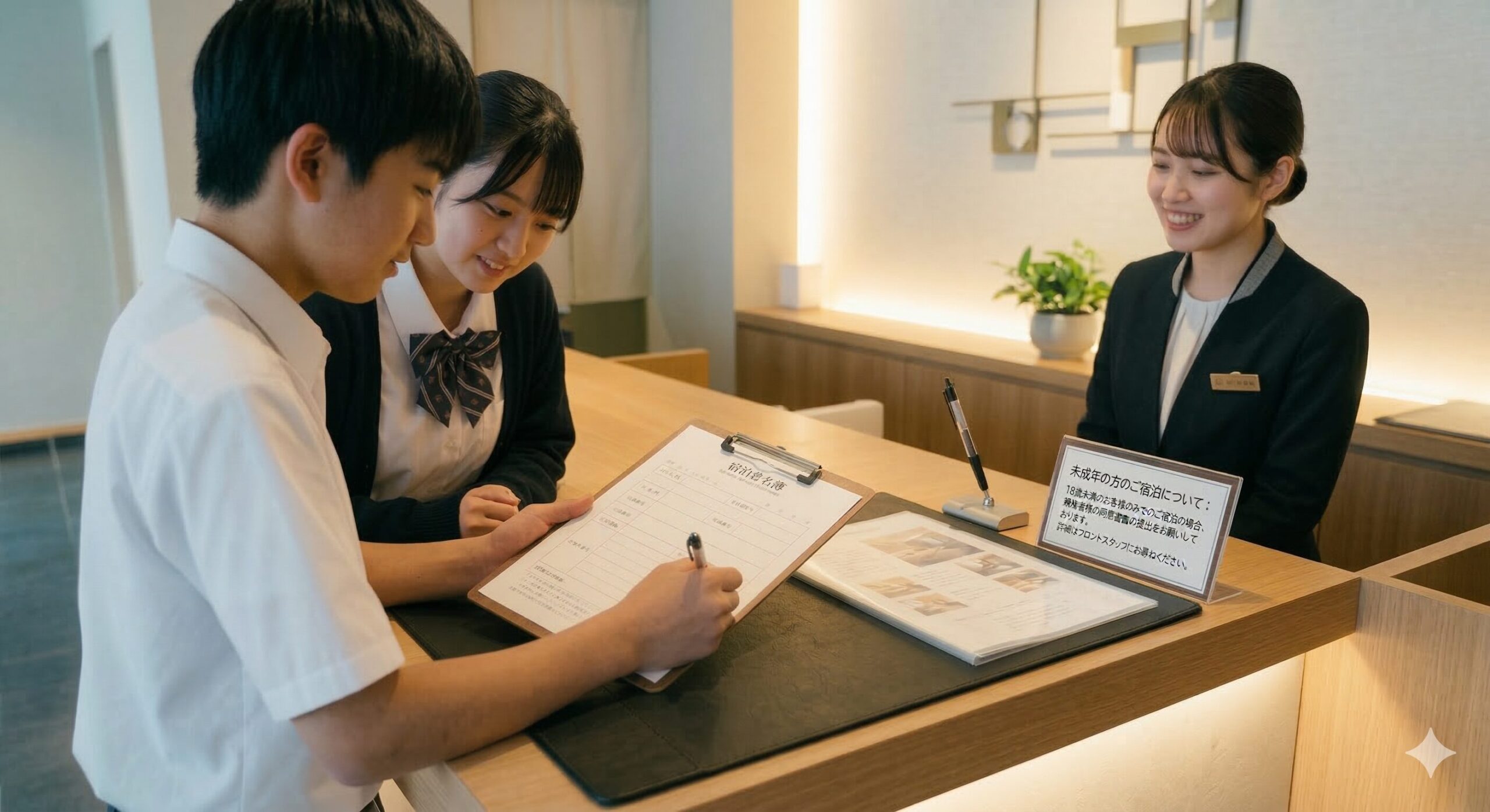 高校生必見！18歳成人でホテル宿泊はどう変わる？親の同意書は必要？年齢別ルールと安全な宿泊ガイド