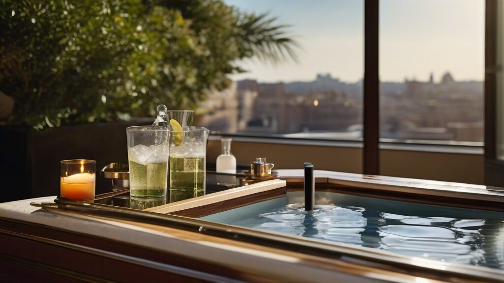 ルーフトップラウンジ「ゆそら」体験:フリーフローと足湯でリラックス