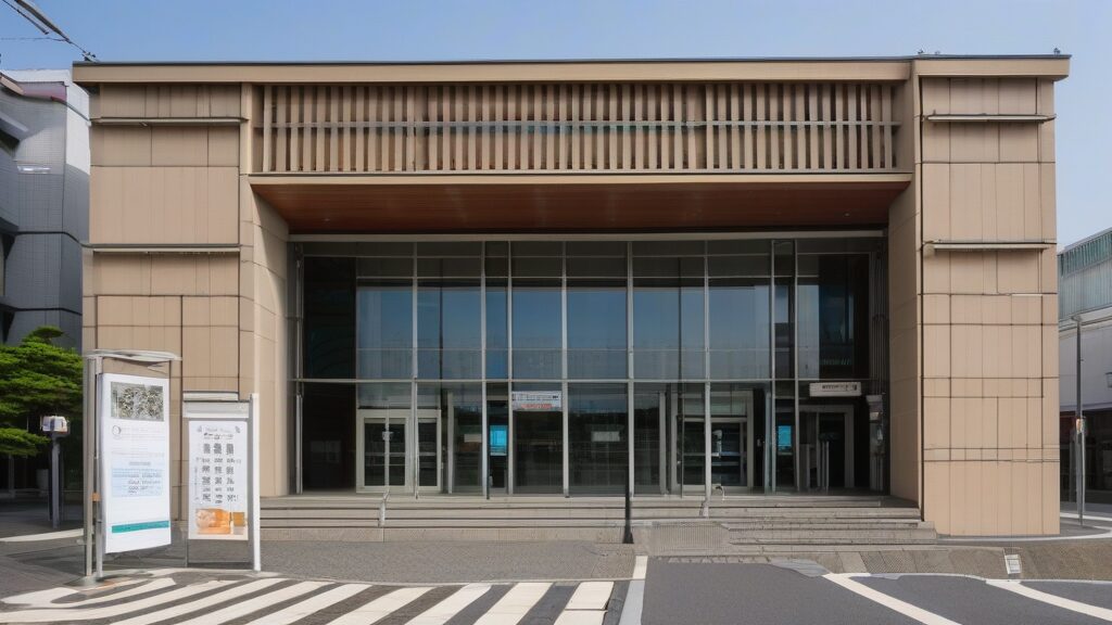 1日目午前:海浜幕張駅周辺を散策、観光情報センターでスタンプゲット