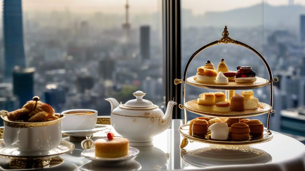 フェアモントゴールドラウンジで叶える、天空のアフタヌーンティー
