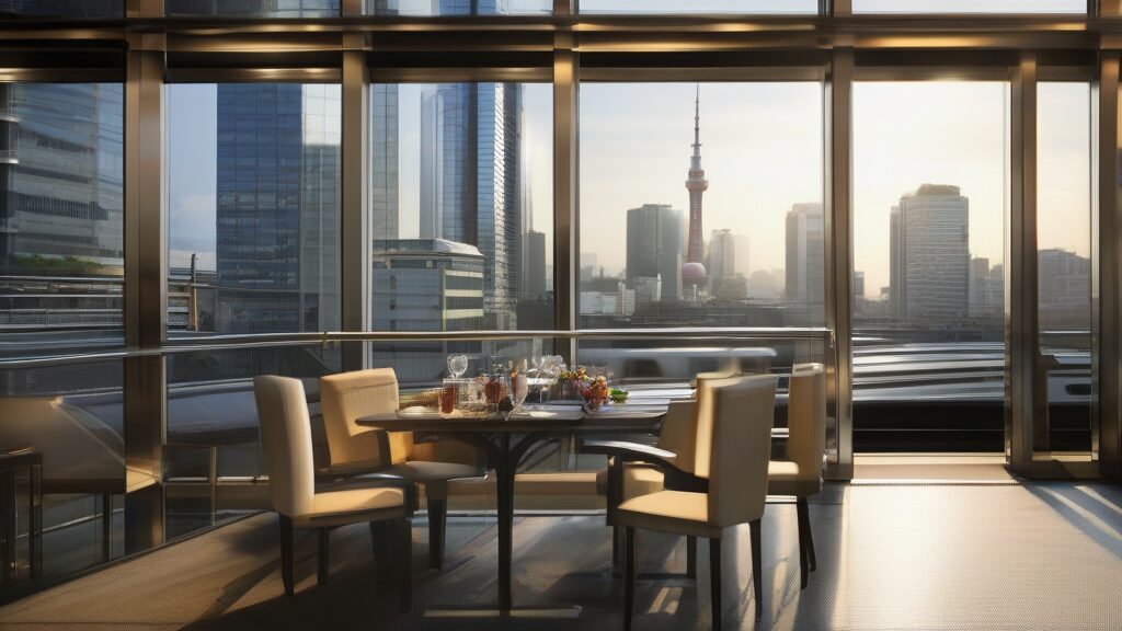 1日目:浜松町駅到着から、Vue Merでの絶景アフタヌーンティー