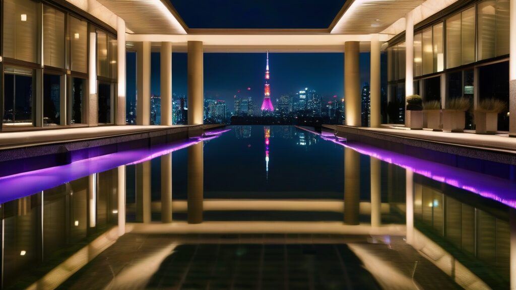 2日目:インフィニティプールで東京の夜景を独り占め