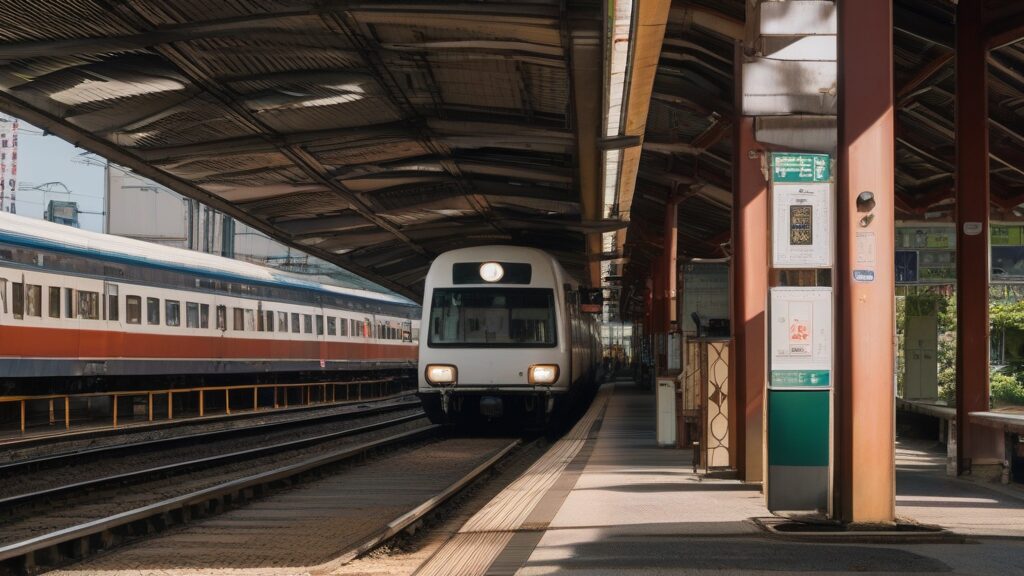 狭間駅:瑞沢高校の最寄り駅モデル