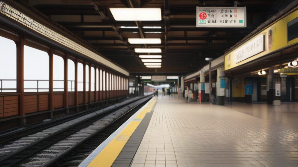 駅ホーム:アニメ・原作ファン必見の再現度