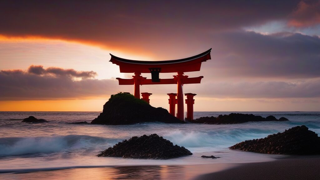 真名瀬海岸で夕日を！小磯の鼻からの絶景ルート