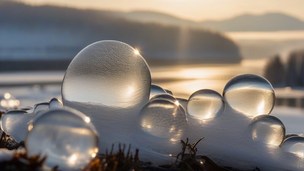 早朝出発!阿寒湖からオンネトーアイスバブル鑑賞ツアーへ