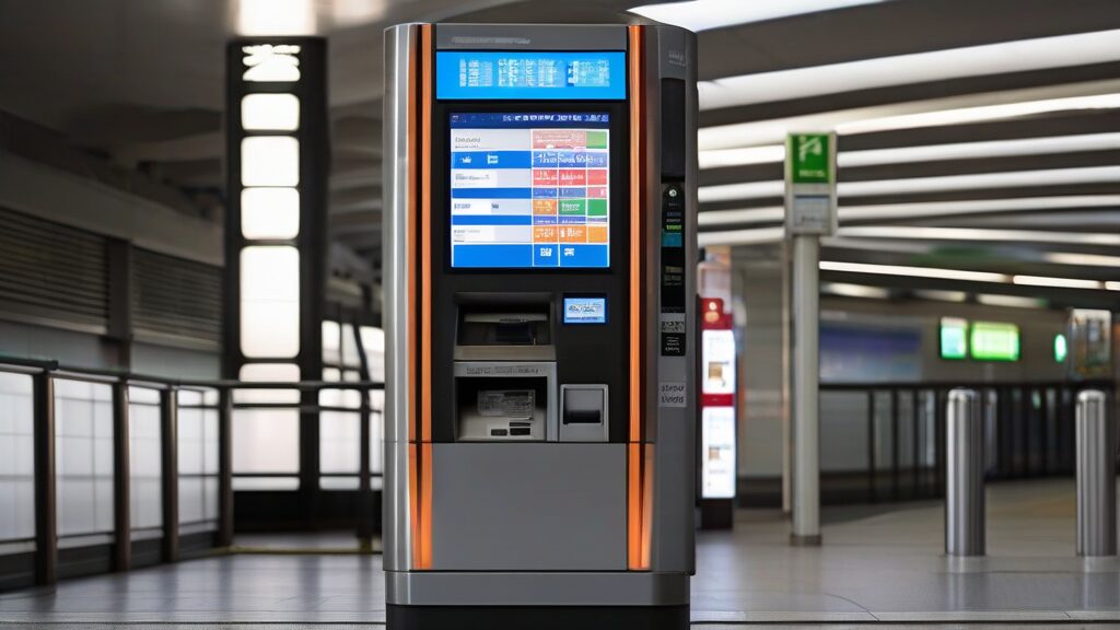 駅の券売機や窓口で直接購入する