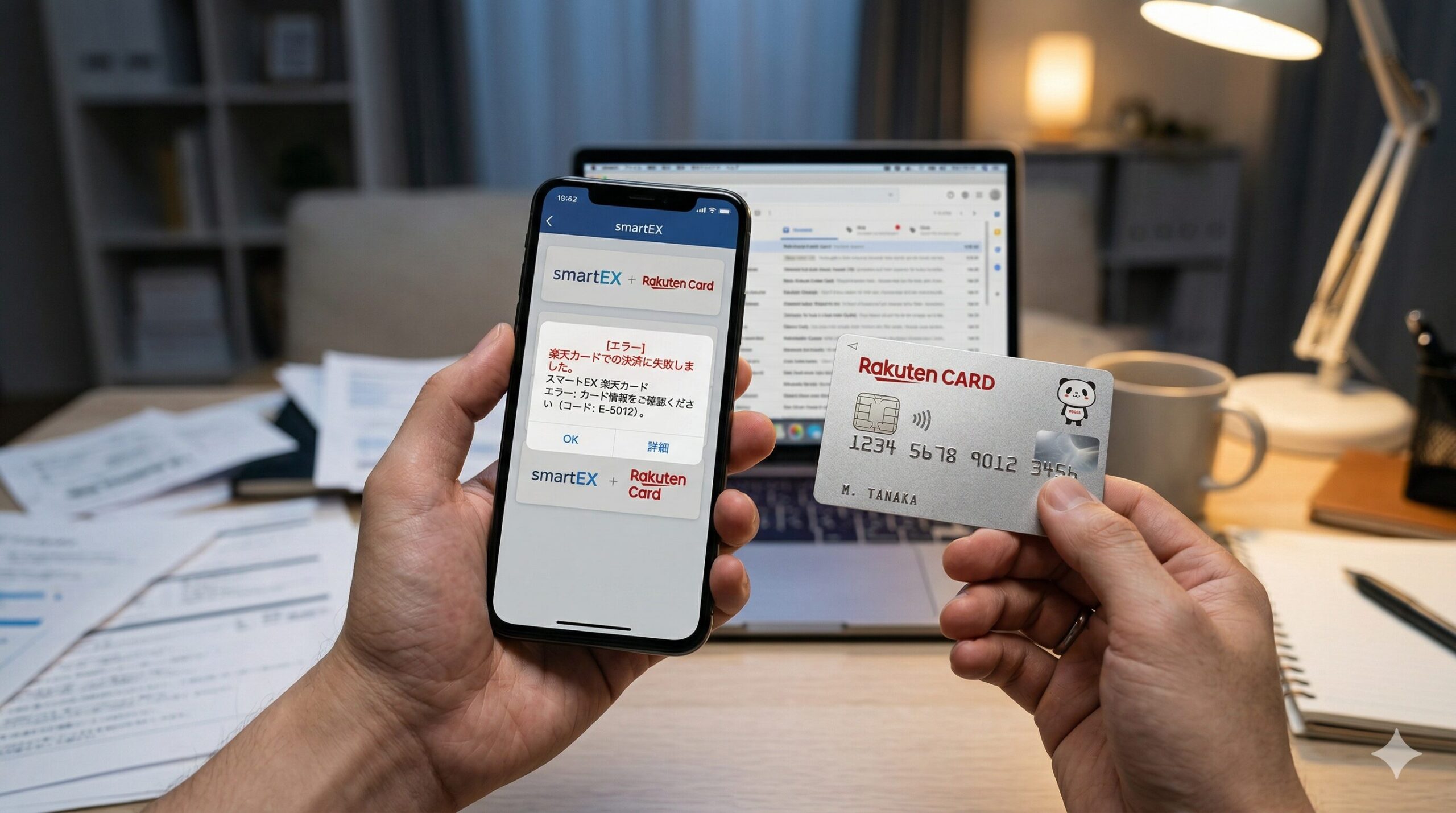 スマートEXで楽天カード決済エラー？原因と今すぐできる解決策