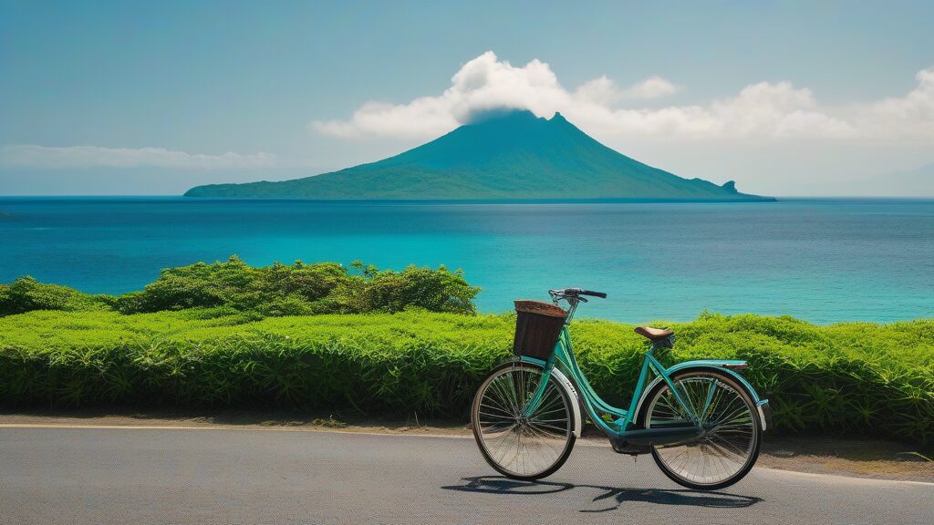 漢拏山の雄大な自然と牛島でのビーチサイクリングを満喫する