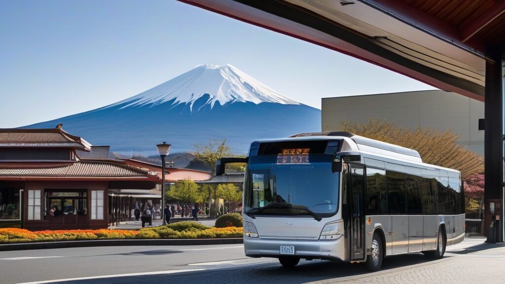 JR御殿場線御殿場駅から無料シャトルバスでエリア内を効率よく移動