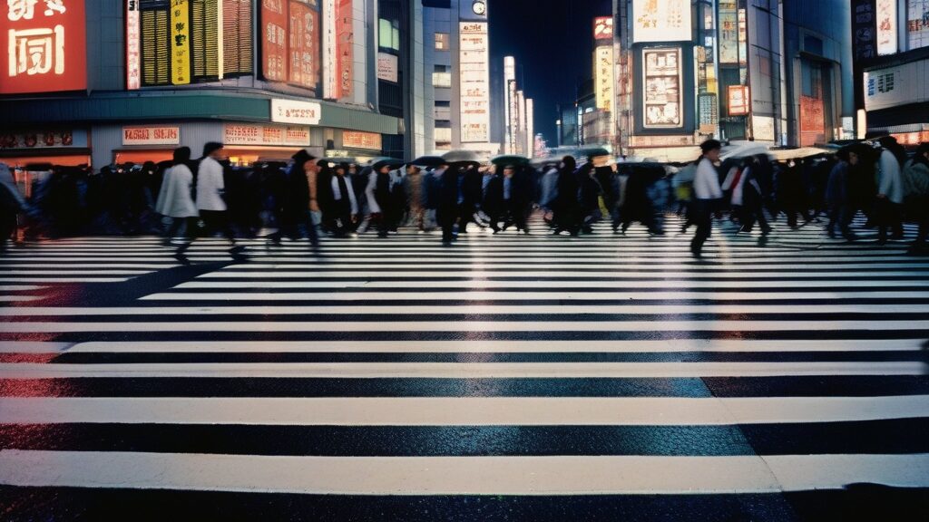 真生が彷徨った渋谷スクランブル交差点の喧騒