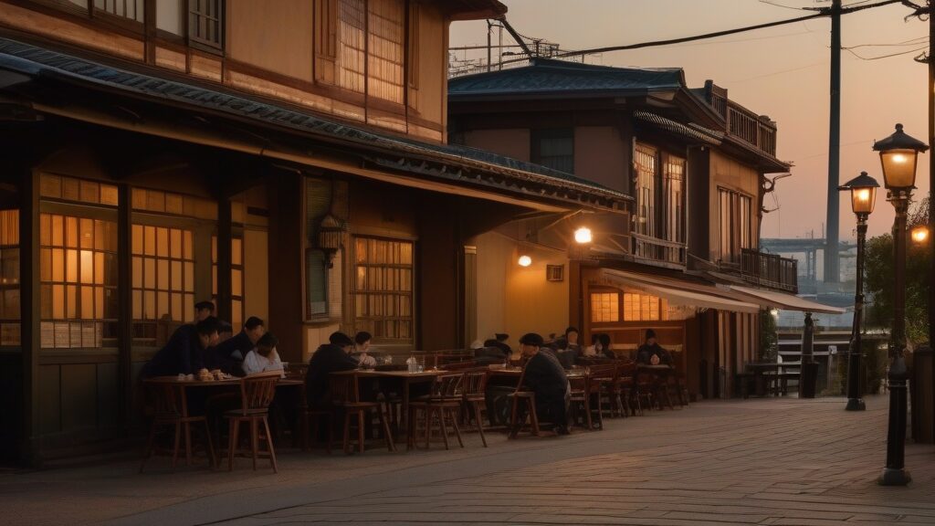 中央区の旧居留地やハーバーランドで映画の余韻に浸る