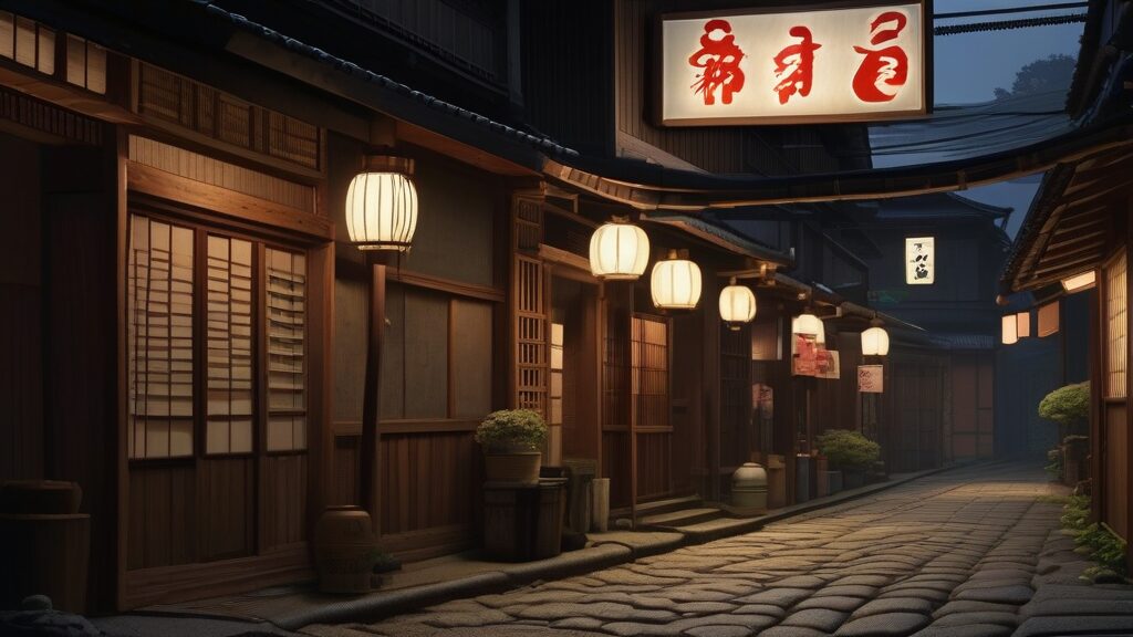 豊後高田昭和の町で感じる夜の商店街の物語