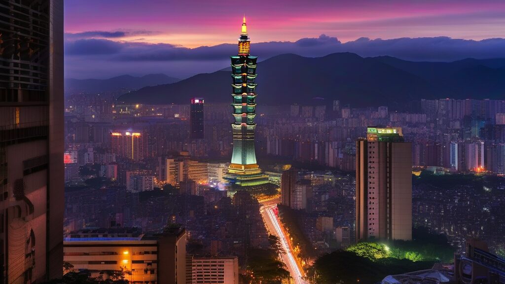 台北101の圧倒的な眺望と物語の交差点
