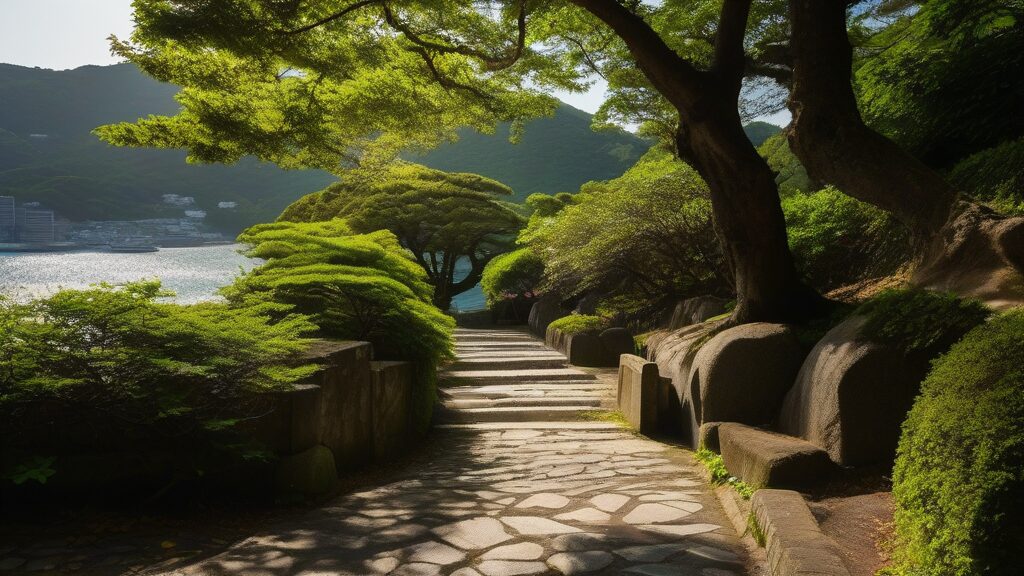 文学のこみちで作家たちが愛した風景と石碑を辿る散策