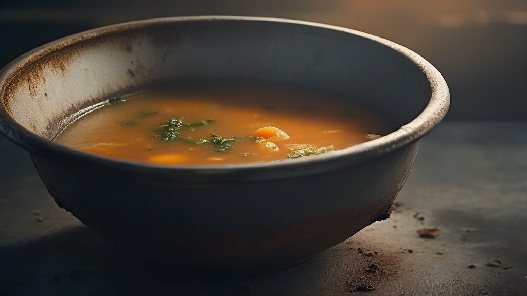 作品の食事シーンを再現する質素で滋味深いグルメ体験